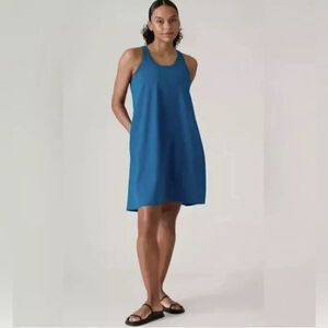 Athleta Blue Midi Dress